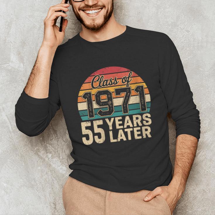 Vintage Class Of 1971 55 Years Later Reunion 55th Graduation Unisex Long Sleeve T-Shirt