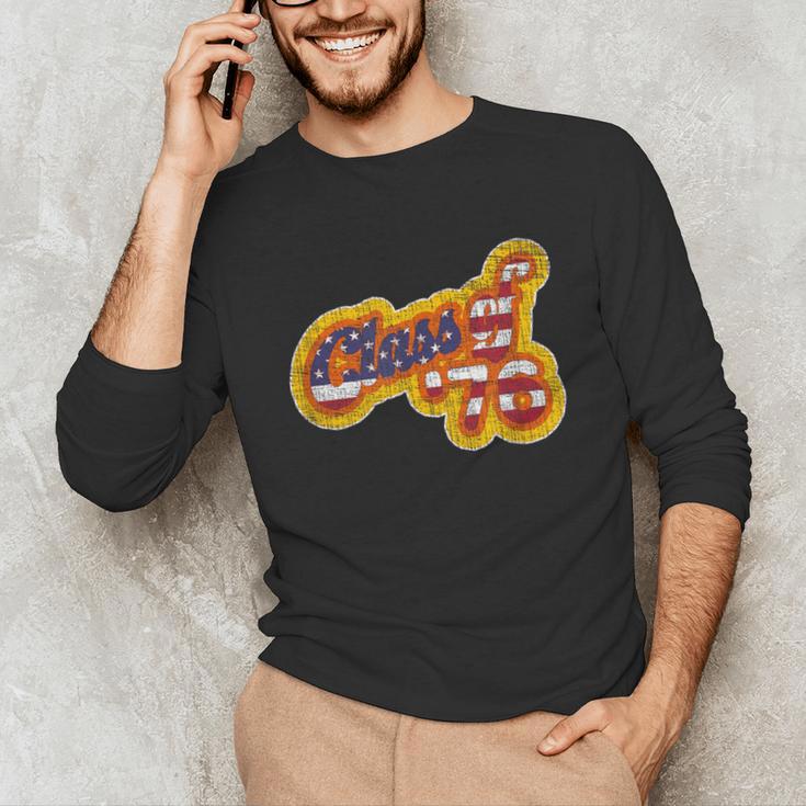 Vintage Class Of 1976 Bicentennial Graduation Year Unisex Long Sleeve T-Shirt