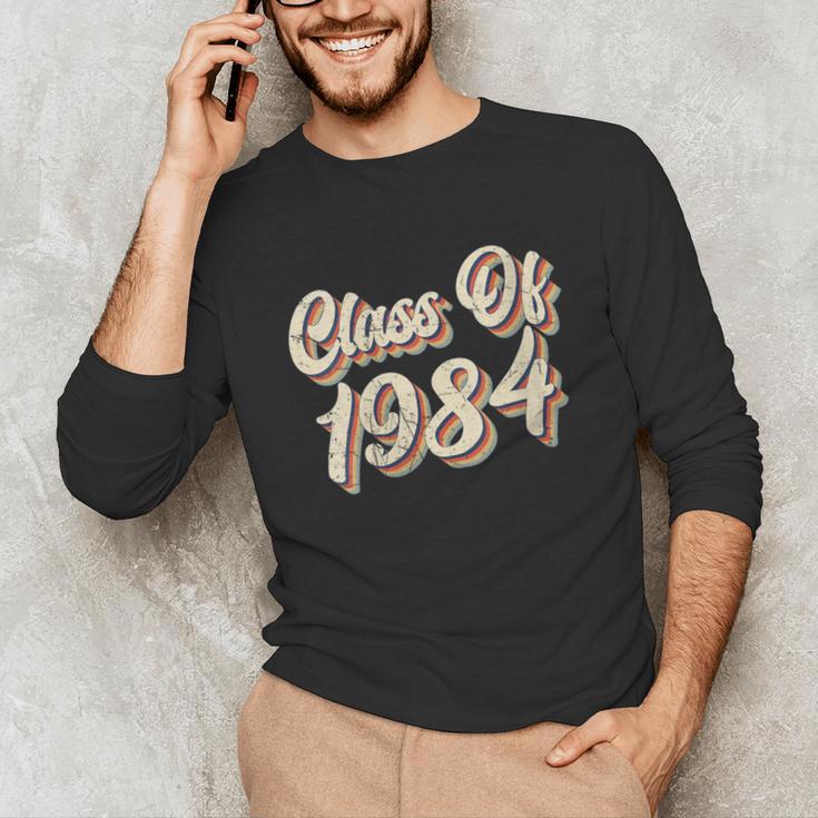 Vintage Class Of 1984 40th Reunion High School Graduation 84 Unisex Long Sleeve T-Shirt