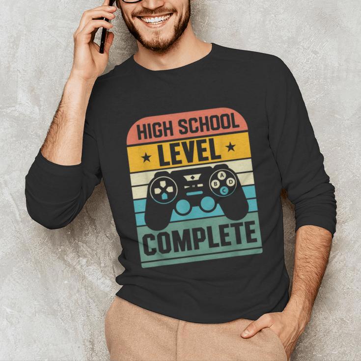 Vintage Class Of 2024 High School Graduation Student Unisex Long Sleeve T-Shirt