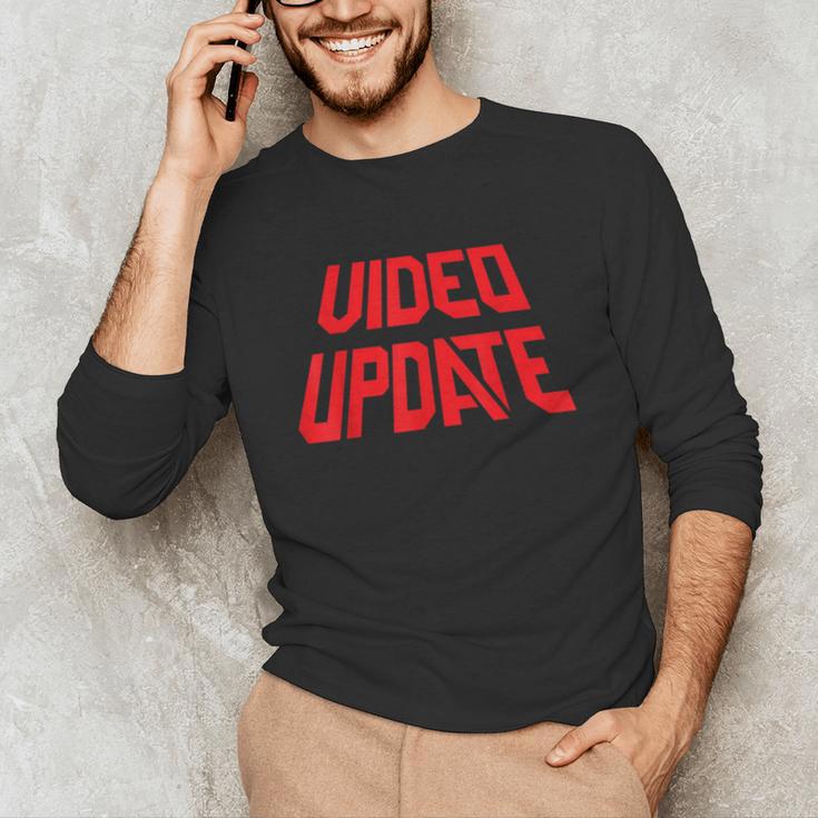 Vintage Video Update – 90s VHS Rental Nostalgia Minnesota Unisex Long Sleeve T-Shirt
