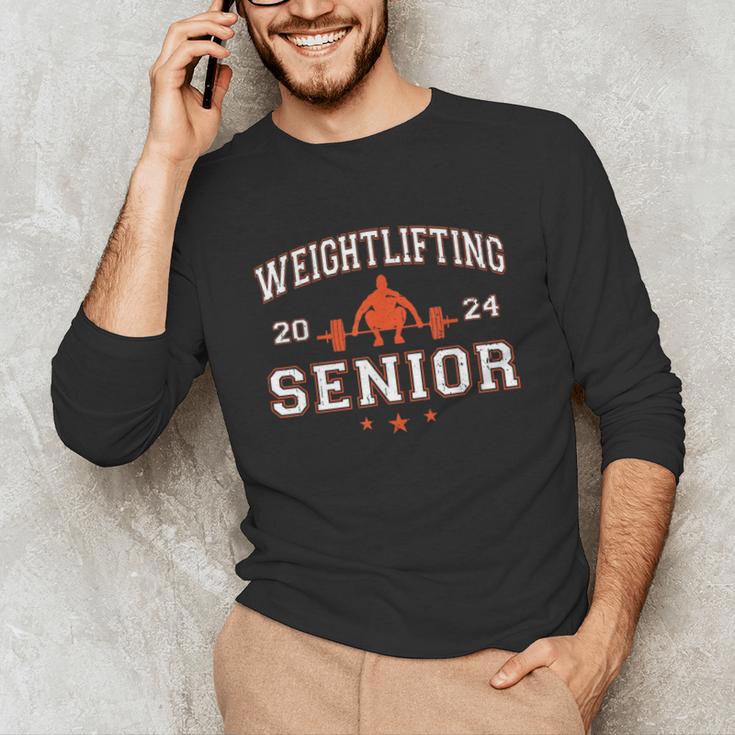 Weightlifting Senior 2024 Graduation Unisex Long Sleeve T-Shirt