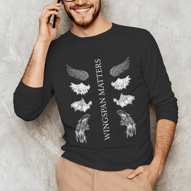 Wingspan Matters For Book Lover Unisex Long Sleeve T-Shirt