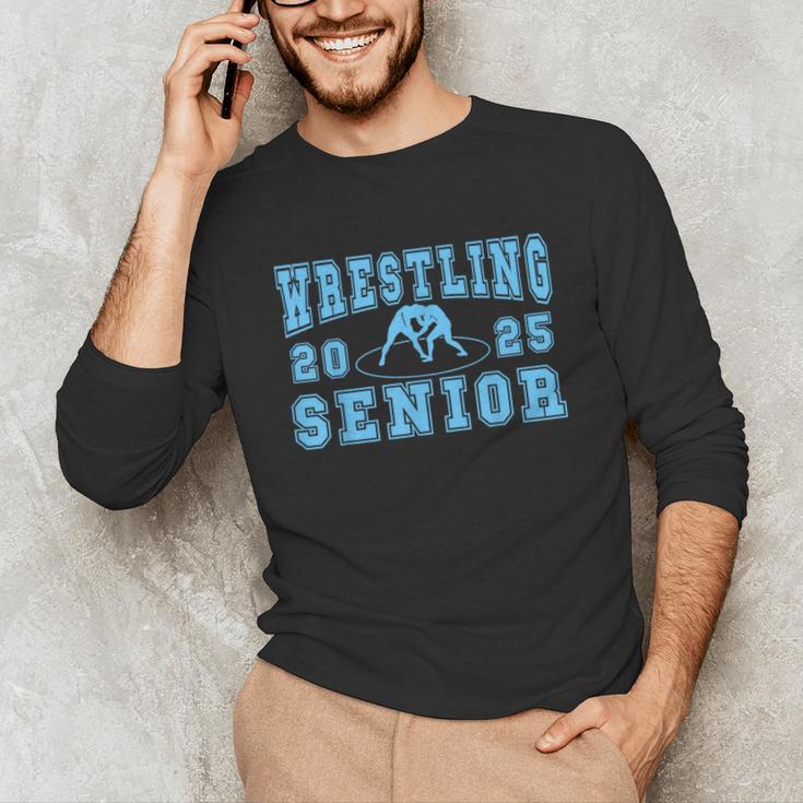 Wrestling Senior Night Wrestling Senior 2025 Graduation 38 Unisex Long Sleeve T-Shirt