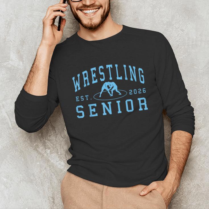 Wrestling Senior Night Wrestling Senior 2026 Graduation 70 Unisex Long Sleeve T-Shirt