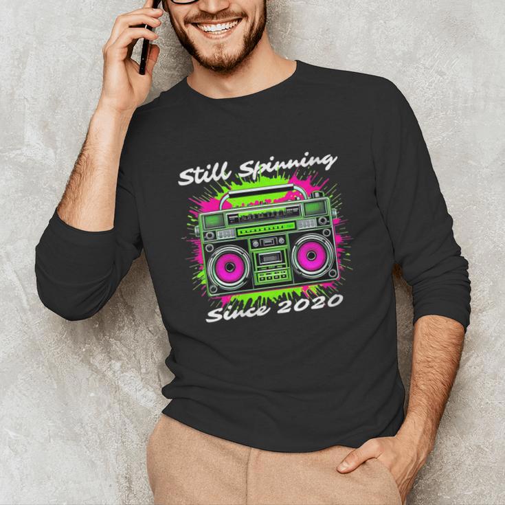 Y2K Home DJ Quarantine Nostalgia Boombox Party Unisex Long Sleeve T-Shirt