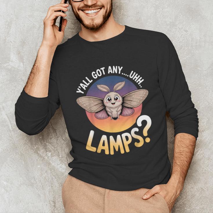 Y'All Got AnyUhhLamps Introvert Humor Casual Unisex Long Sleeve T-Shirt Y'All Got AnyUhhLamps Introvert Humor Casual Unisex Long Sleeve T-Shirt