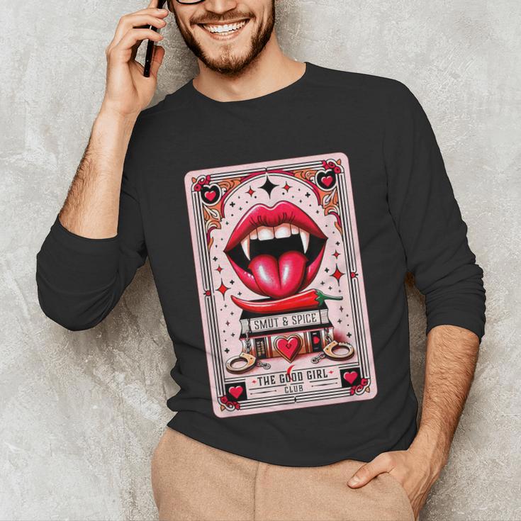 Yes Sir The Good-Girl The Good-Girl Tarot Card Smut Book Unisex Long Sleeve T-Shirt