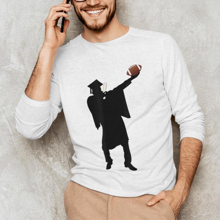 2019 Football Graduation Dab Shirt- Dabbing Graduate Unisex Long Sleeve T-Shirt