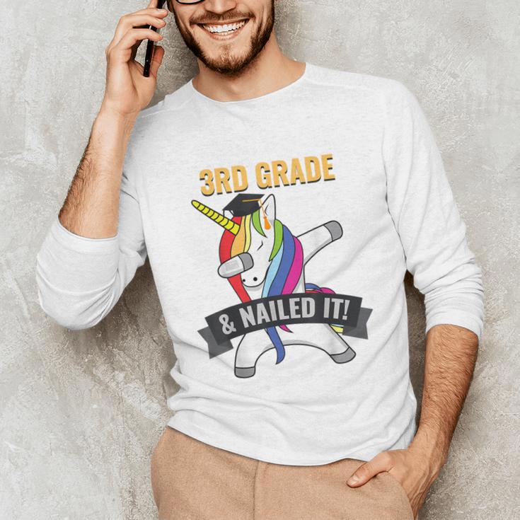 3RD GRADE NAILED IT UNICORN DABBING GRADUATION T-SHIRT Unisex Long Sleeve T-Shirt