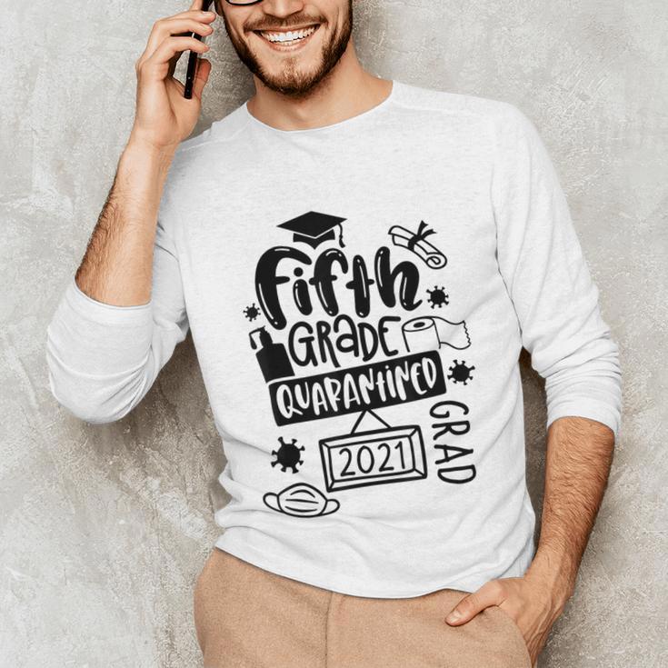 5th Grade Graduate 2021 Graduate Quarantine Fifth Graduation Unisex Long Sleeve T-Shirt