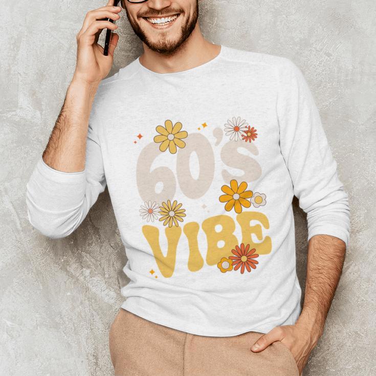 60's Vibe Vintage Nostalgia Mixtape Era 1960s Party Groovy Unisex Long Sleeve T-Shirt