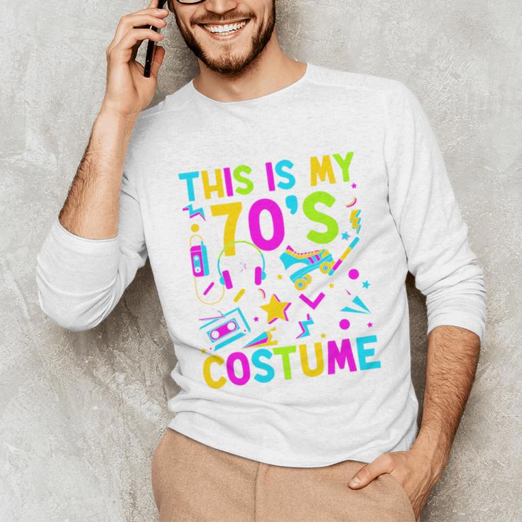 This Is My 70's Costume Nostalgia Mixtape Era 1970s Party Premium Tri-Blend Unisex Long Sleeve T-Shirt This Is My 70's Costume Nostalgia Mixtape Era 1970s Party Premium Tri-Blend Unisex Long Sleeve T-Shirt