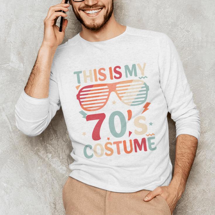 This Is My 70s Costume Vintage Style Nostalgia 1970s Retro Unisex Long Sleeve T-Shirt