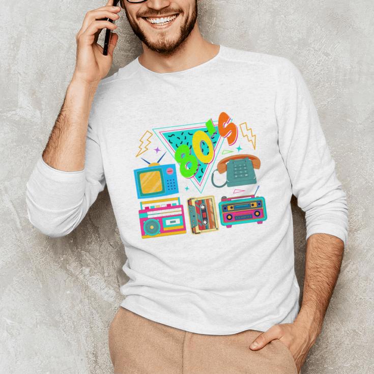 80's Vintage Cassette Tape Nostalgia Mixtape Era 1980s Retro Unisex Long Sleeve T-Shirt 80's Vintage Cassette Tape Nostalgia Mixtape Era 1980s Retro Unisex Long Sleeve T-Shirt