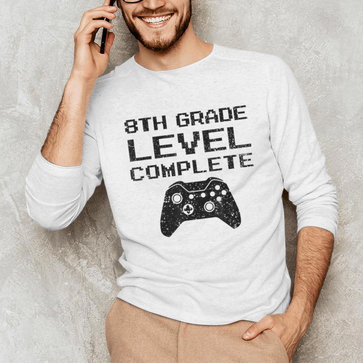 8th Grade Level CompleteShirt Graduation Unisex Long Sleeve T-Shirt