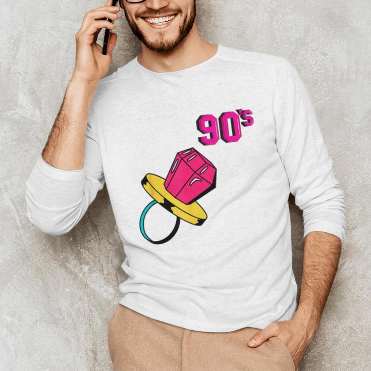90’s Ring Retro Nostalgia Colorful Throwback Unisex Long Sleeve T-Shirt 90’s Ring Retro Nostalgia Colorful Throwback Unisex Long Sleeve T-Shirt