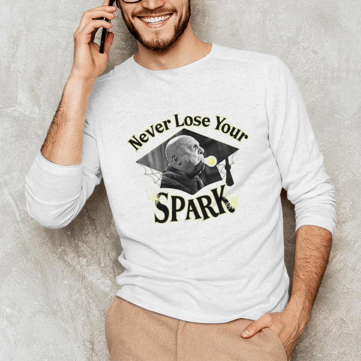 The Addams Family TV Series – Uncle Fester Graduation Spark Premium Unisex Long Sleeve T-Shirt