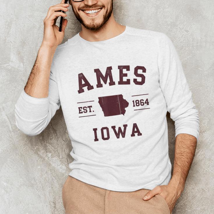 Ames Iowa Est 1864 Nostalgia Unisex Long Sleeve T-Shirt