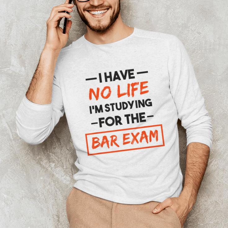 Bar Exam Tee Shirt Law School Graduation Unisex Long Sleeve T-Shirt