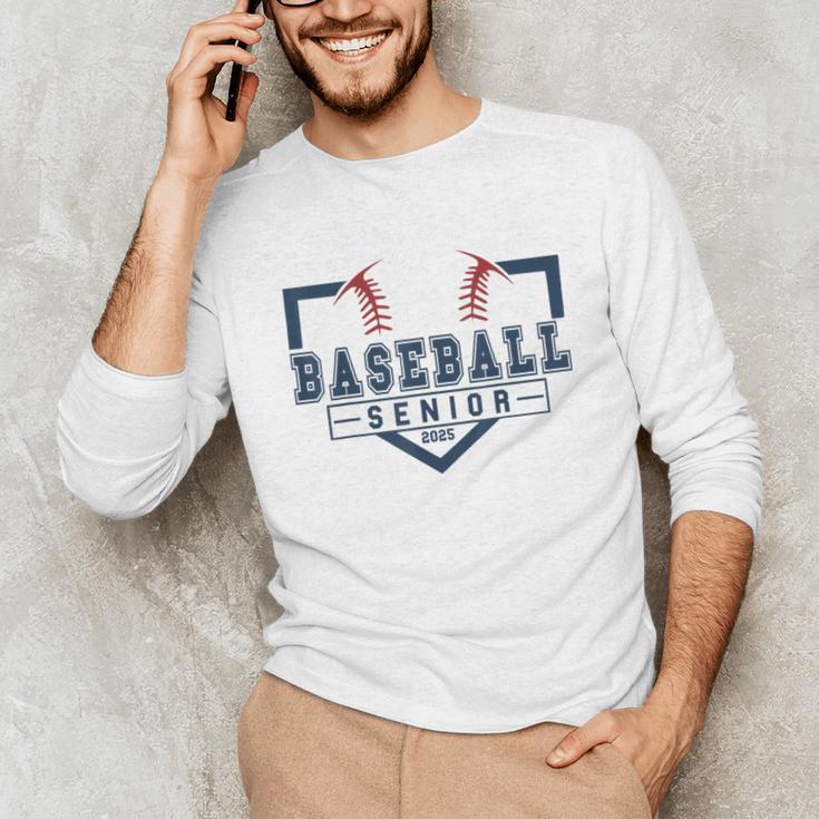 Baseball Senior Night Baseball Senior 2025 Graduation 50 Unisex Long Sleeve T-Shirt