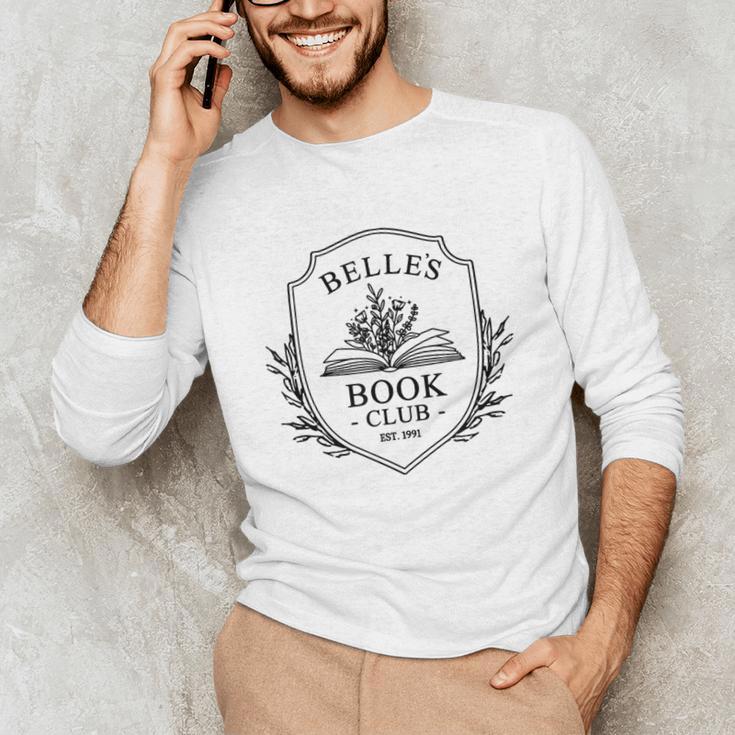 Belle's Book Club Est 1991 Belle's Book Shop Unisex Long Sleeve T-Shirt Belle's Book Club Est 1991 Belle's Book Shop Unisex Long Sleeve T-Shirt