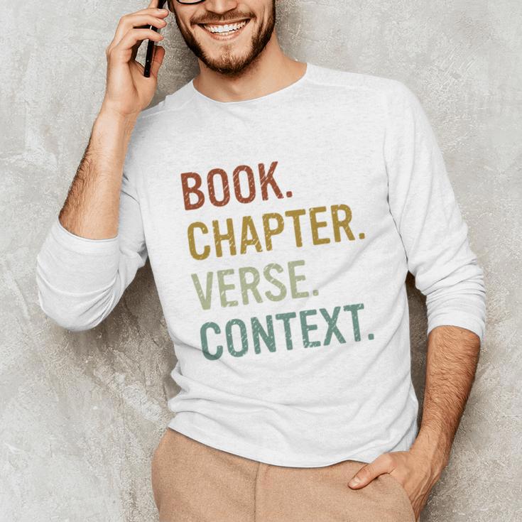 Book Chapter Verse Christian Bible Reformed Theology Unisex Long Sleeve T-Shirt