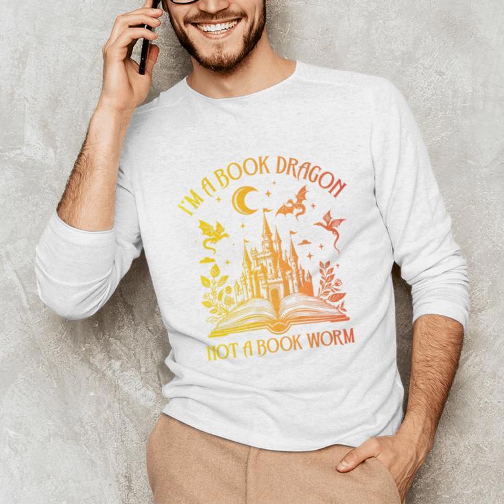Book Dragon Not Book Worm Premium Unisex Long Sleeve T-Shirt Book Dragon Not Book Worm Premium Unisex Long Sleeve T-Shirt