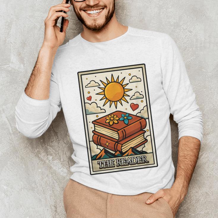 Book Reading Tarot Card The Reader Unisex Long Sleeve T-Shirt