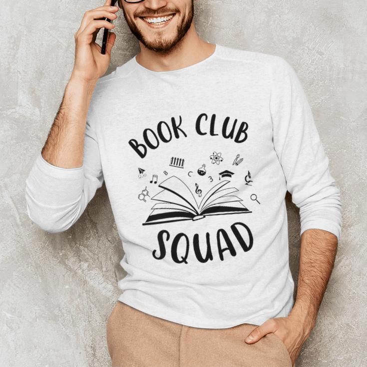 Books Club Squad Reading Book Lover Book Minimalist Team Tee Unisex Long Sleeve T-Shirt