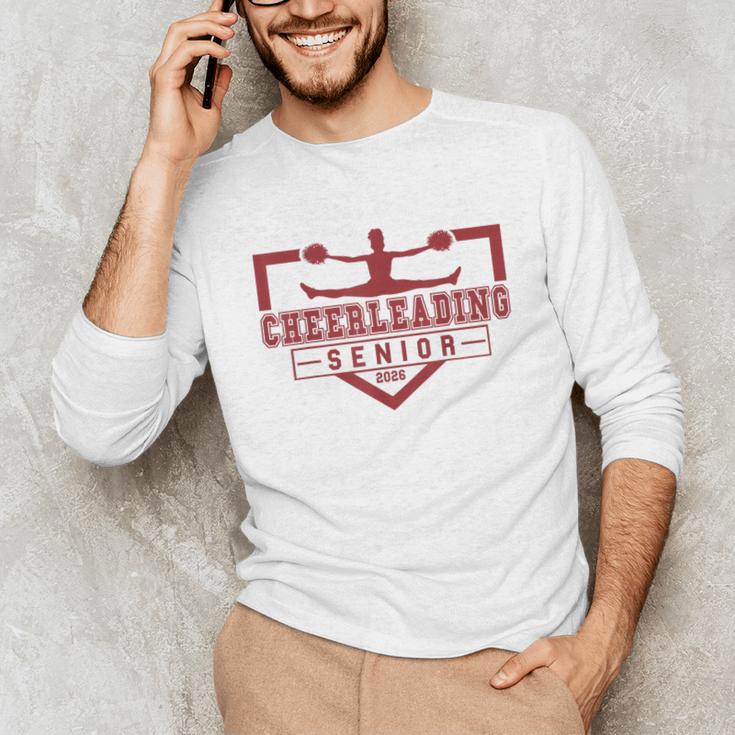 Cheerleading Senior Night Cheer Senior 2026 Graduation 69 Unisex Long Sleeve T-Shirt