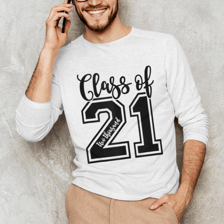 Class Of 2021 Senior 21 Cool Graduation Unisex Long Sleeve T-Shirt