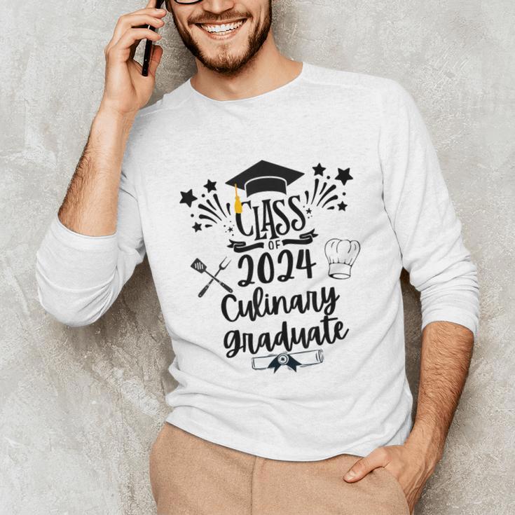Class Of 2024 Culinary Graduate Culinary Chef Graduation Unisex Long Sleeve T-Shirt