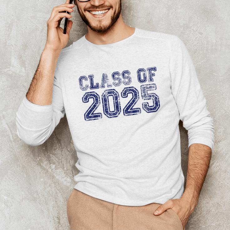 Class Of 2025 Grow With Me Future Graduation Year Unisex Long Sleeve T-Shirt