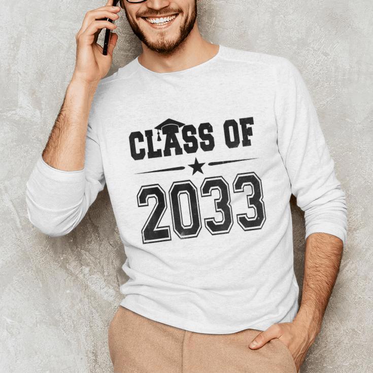 Class Of 2033 Shirt Graduation Unisex Long Sleeve T-Shirt
