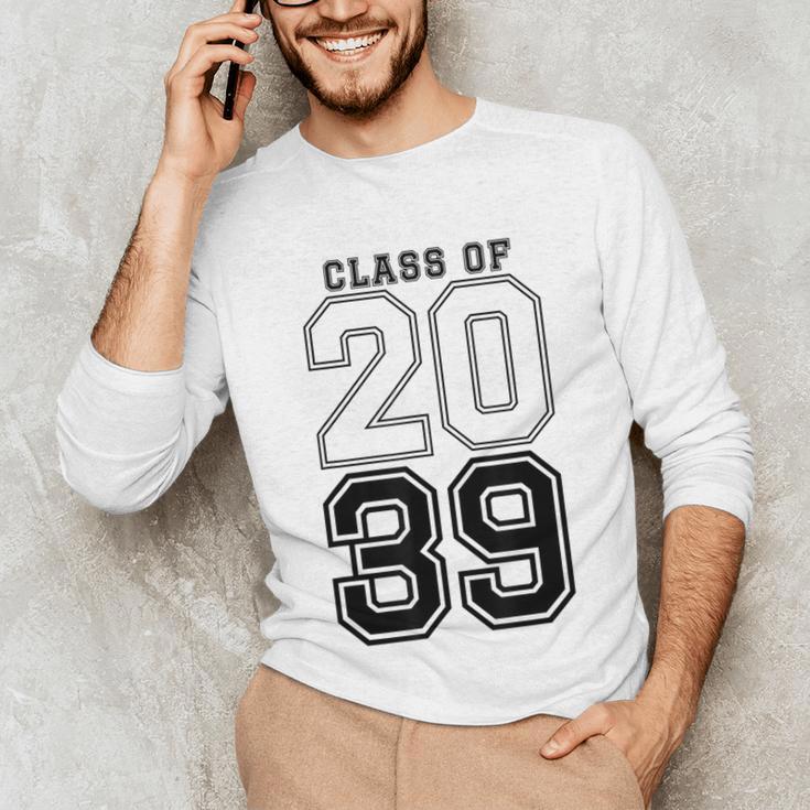 Class Of 2039 Blue Graduation Senior Student Tee Unisex Long Sleeve T-Shirt