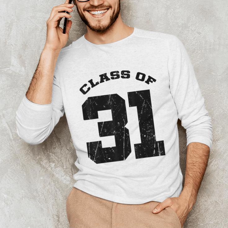 Class Of 31 Date High School Kindergarten Graduation Shirt Unisex Long Sleeve T-Shirt