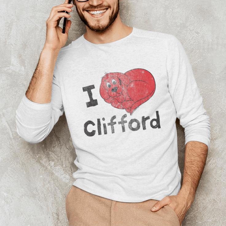 Clifford The Big Red Dog I Heart Clifford Childrens Books Unisex Long Sleeve T-Shirt