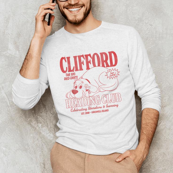 Clifford The Big Red Dog Reading Club Est 1988 Kids Books Unisex Long Sleeve T-Shirt