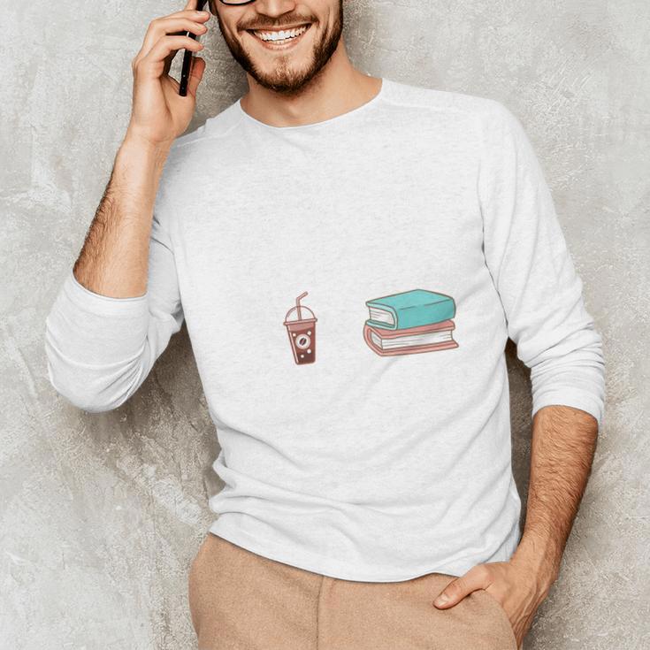 Coffee And Books Unisex Long Sleeve T-Shirt