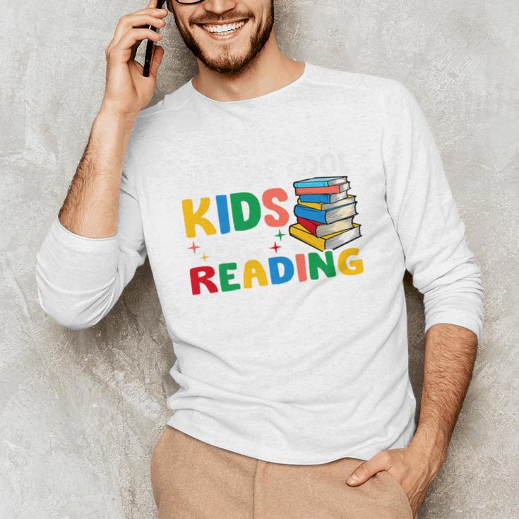 All The-Cool Kids Are Reading Teacher Book Lover Librarian Premium Unisex Long Sleeve T-Shirt All The-Cool Kids Are Reading Teacher Book Lover Librarian Premium Unisex Long Sleeve T-Shirt