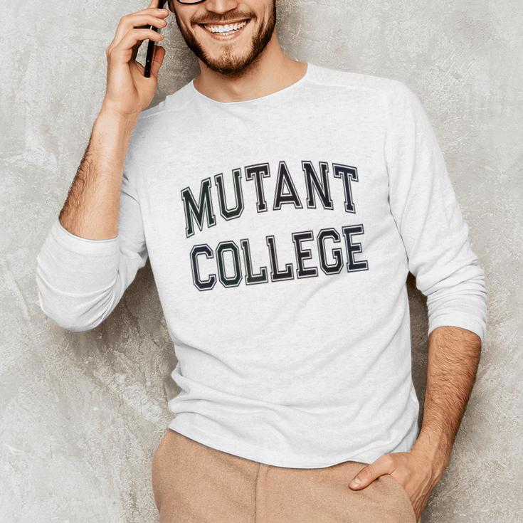 Crazy Sarcastic MUTANT COLLEGE Introvert Anti Social Unisex Long Sleeve T-Shirt Crazy Sarcastic MUTANT COLLEGE Introvert Anti Social Unisex Long Sleeve T-Shirt