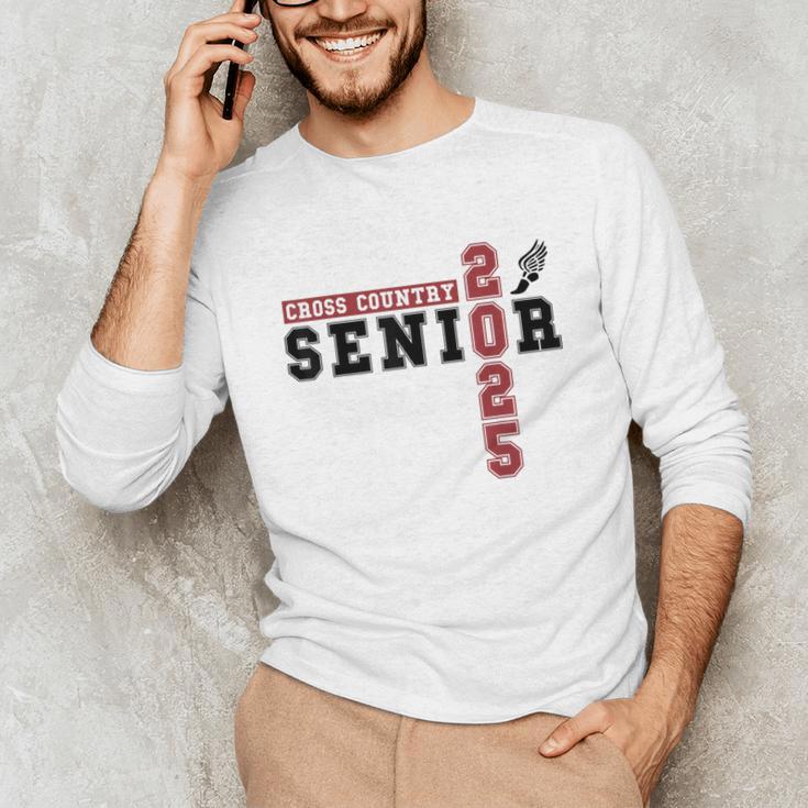 Cross Country Senior Night Senior 2025 Graduation Party 46 Unisex Long Sleeve T-Shirt