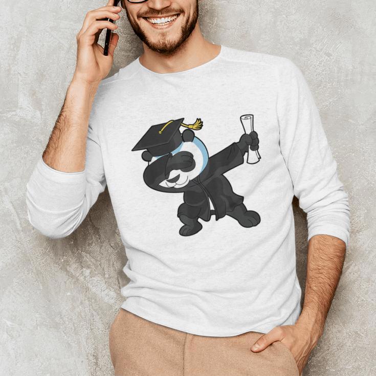 Dabbing Panda Bear Graduation Senior 2019 Shirt Unisex Long Sleeve T-Shirt