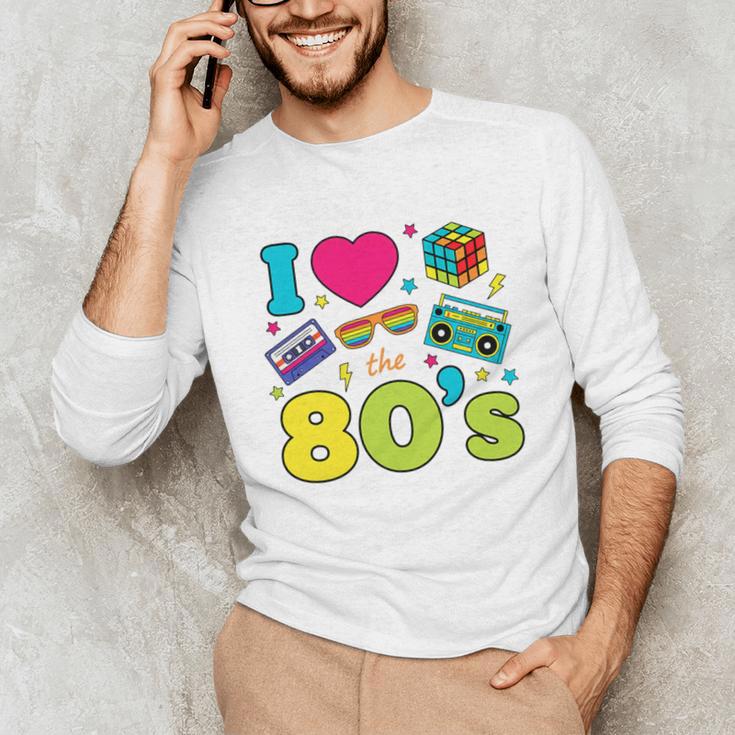 Dad I Love The 80's Retro 80s Nostalgia For Dad Premium Tri-Blend Unisex Long Sleeve T-Shirt Dad I Love The 80's Retro 80s Nostalgia For Dad Premium Tri-Blend Unisex Long Sleeve T-Shirt