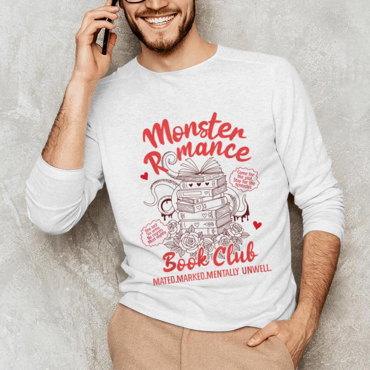 Dark Romance Reader Reading Monster Romance Book Club Unisex Long Sleeve T-Shirt Dark Romance Reader Reading Monster Romance Book Club Unisex Long Sleeve T-Shirt