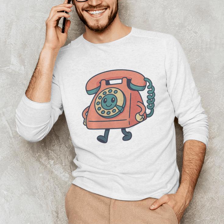 Dial It Back Retro Tech Nostalgia Vintage Premium Tri-Blend Unisex Long Sleeve T-Shirt