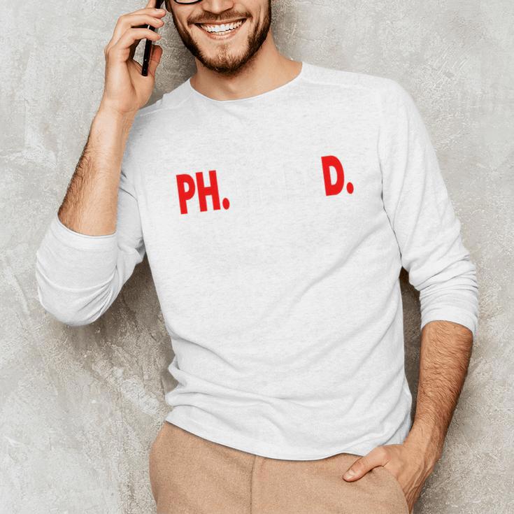 Doctorate PhinisheD PhD Graduation Premium Unisex Long Sleeve T-Shirt