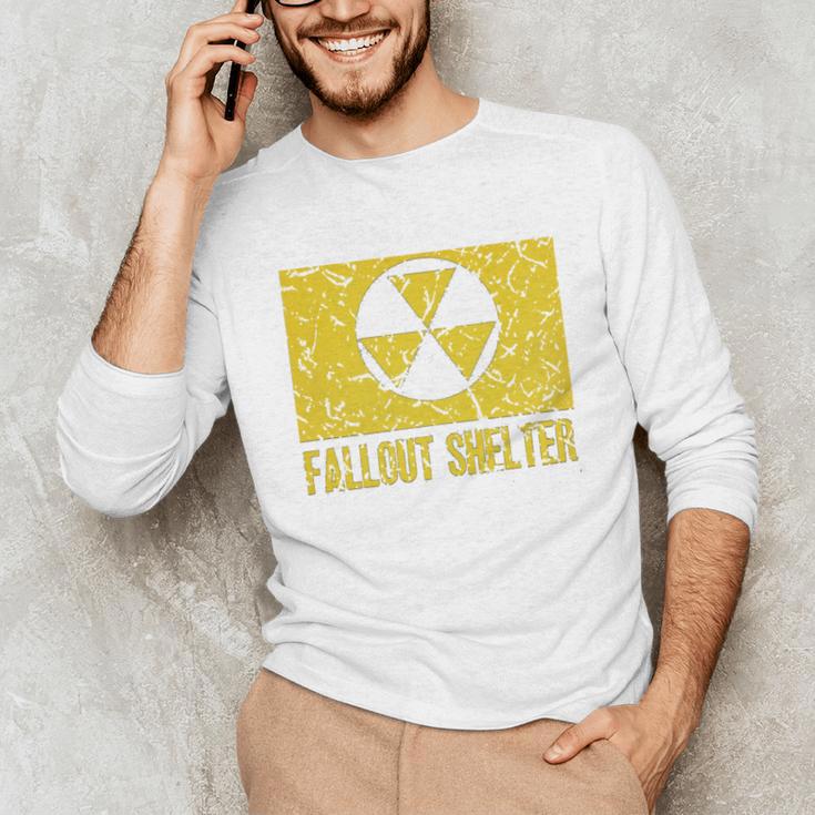 Fallout Shelter Nuclear War Radioactive Nostalgia T-Shirt Unisex Long Sleeve T-Shirt