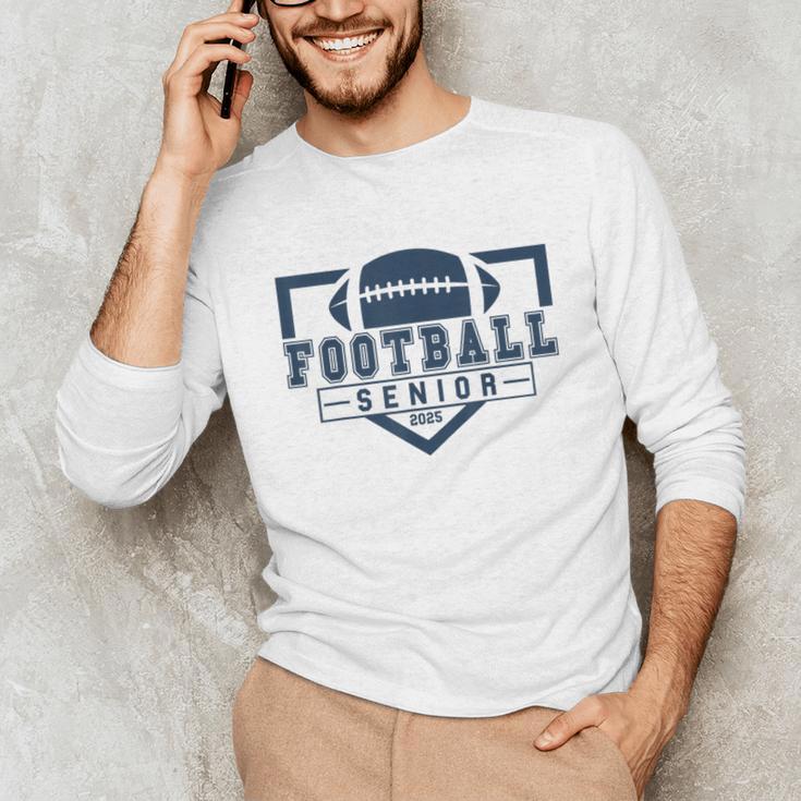Football Senior Night Football Senior 2025 Graduation 44 Unisex Long Sleeve T-Shirt